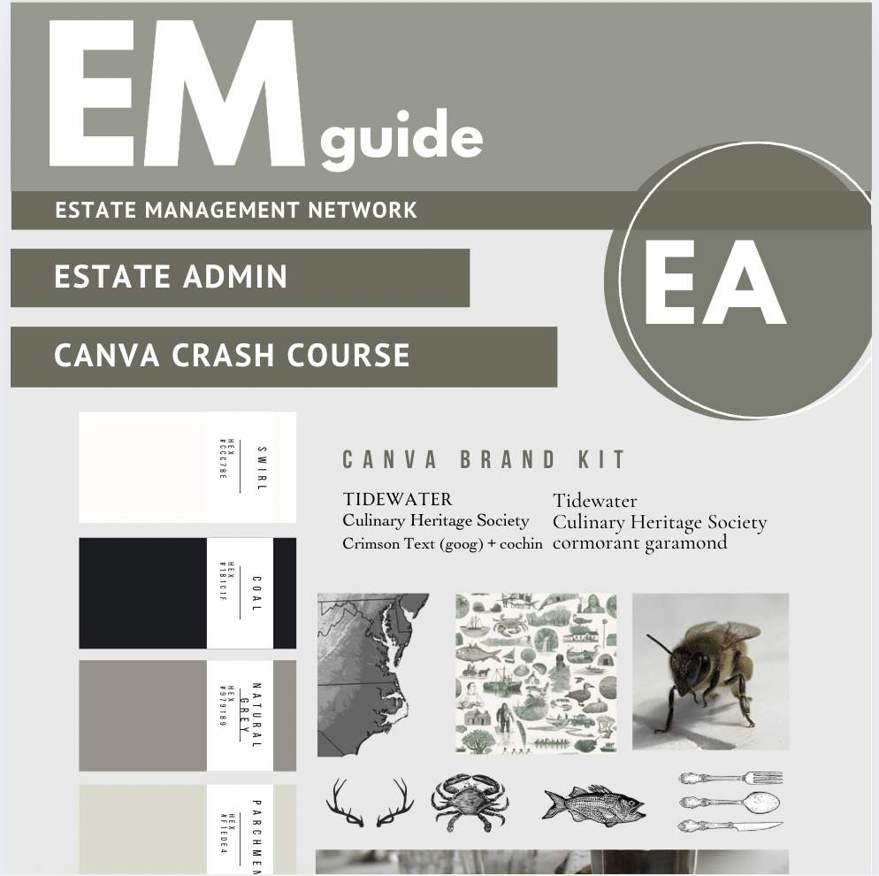 Canva Crash Course for Estate Managers