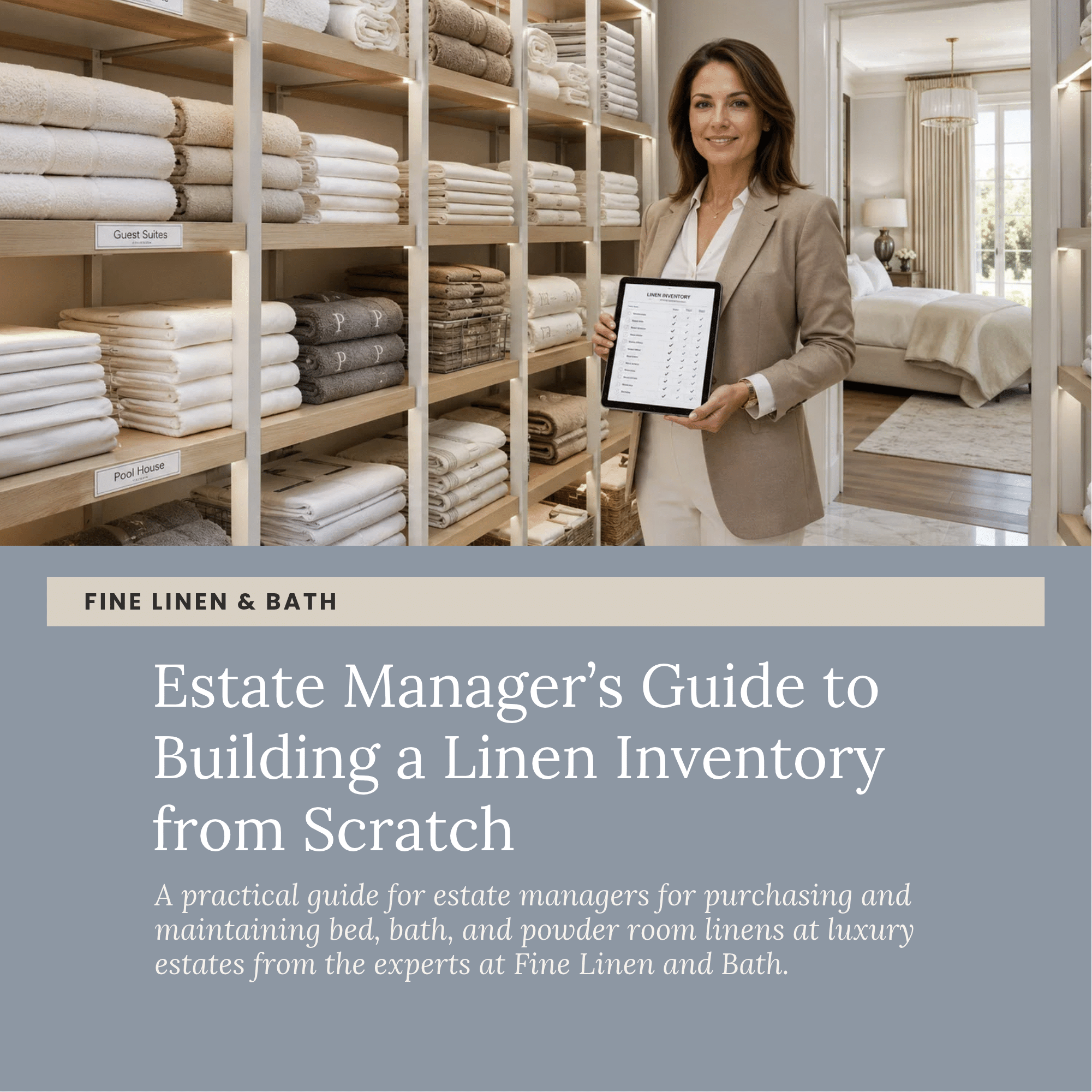 Estate Manager’s Guide to Building a Linen Inventory from Scratch